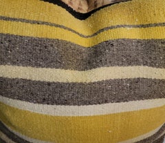 Navajo Indian Tejido Saddle Blanket Pillows, Pareja