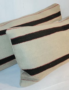 Navajo Indian Weaving Striped Bolster Pillows