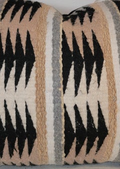 Navajo Indian Weaving Two Grey Hills Pillow