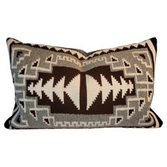 Navajo Indian Weaving -Two Grey Hills Pillow