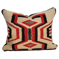 Navajo Indian Weaving W/ Leather Backing