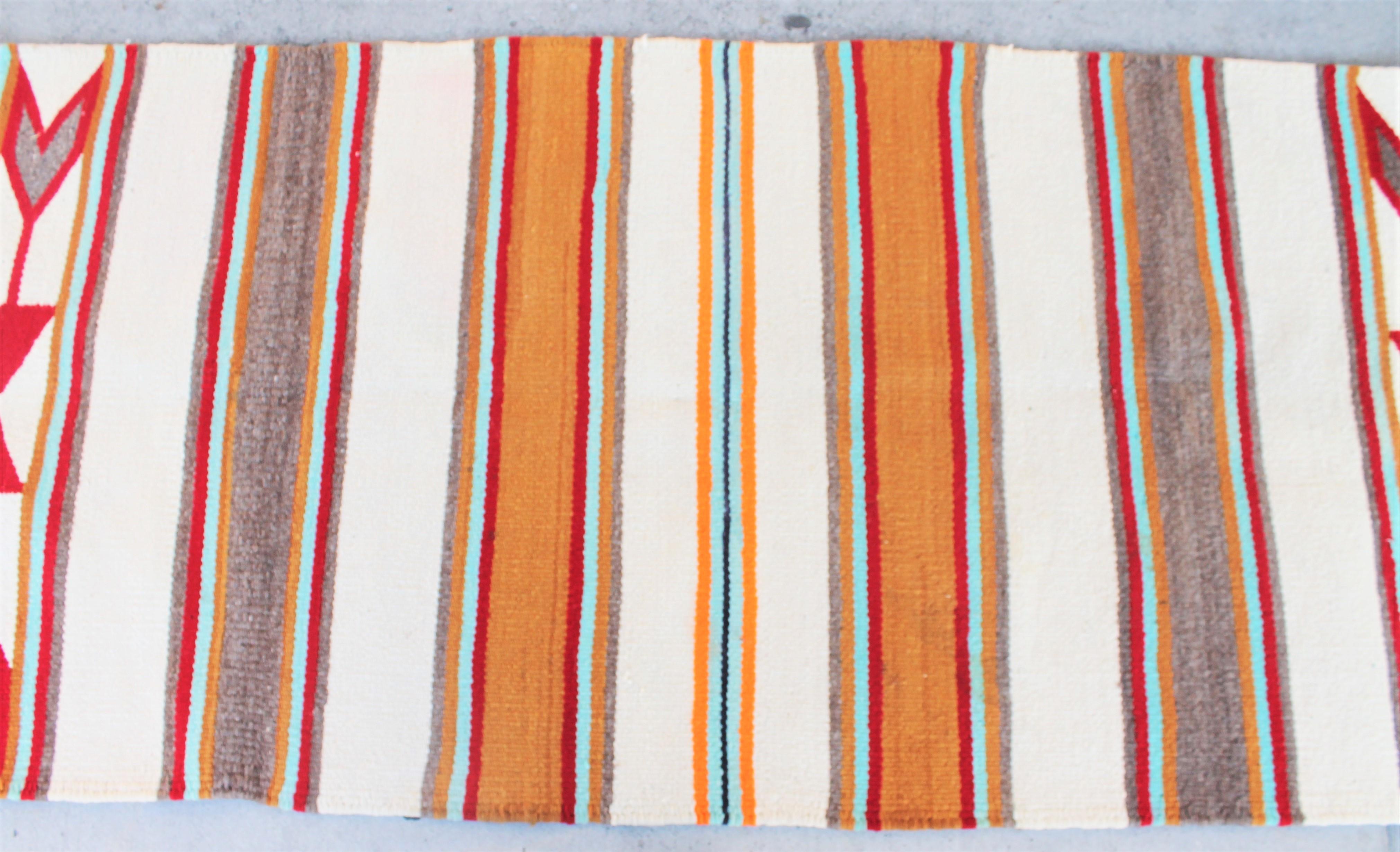 American Navajo Indian Weaving with Arrows