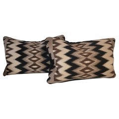 Navajo Indian Weaving Zig Zag Pillows