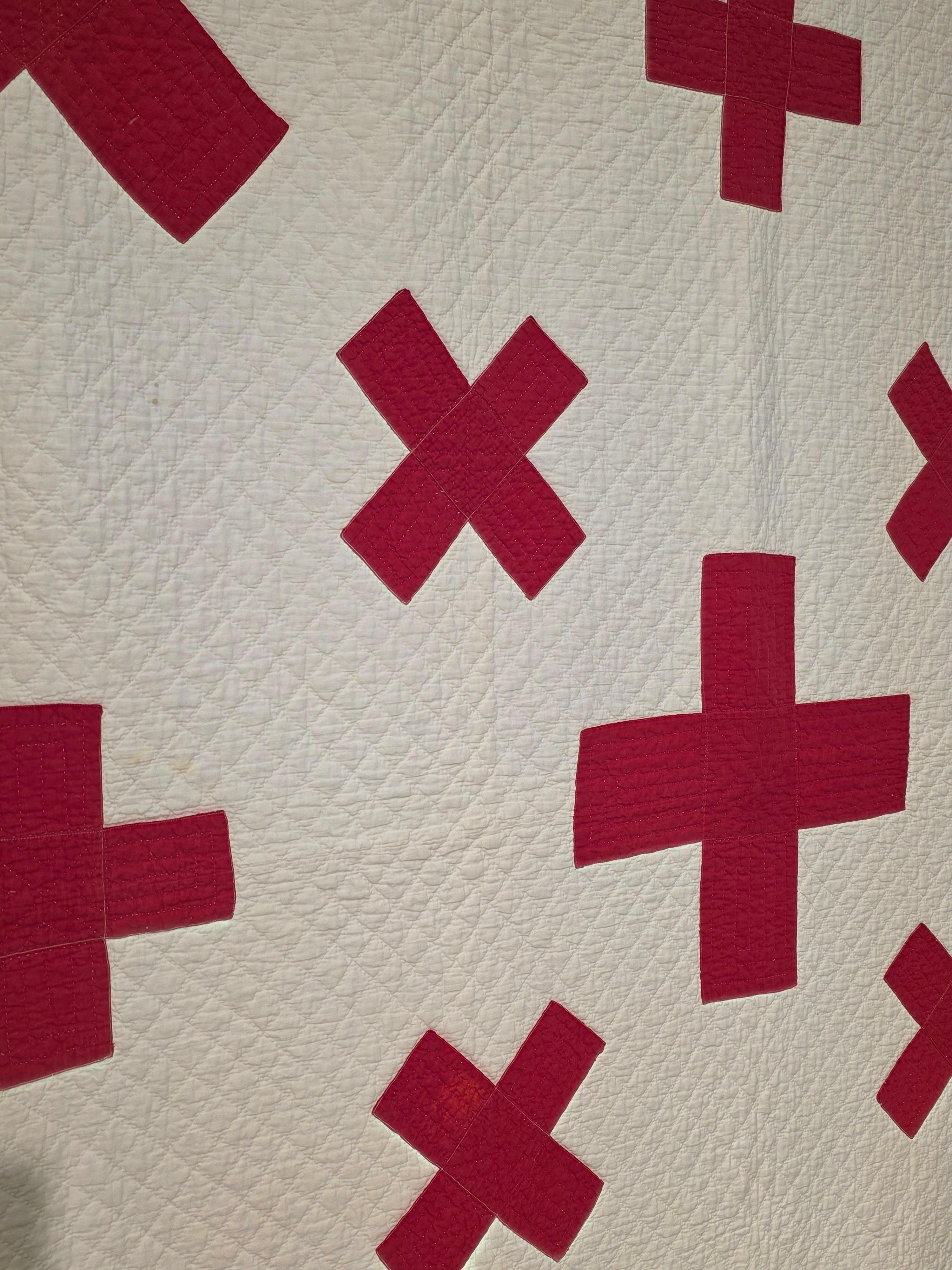 Colcha americana del siglo XIX con influencia navajo en venta 2