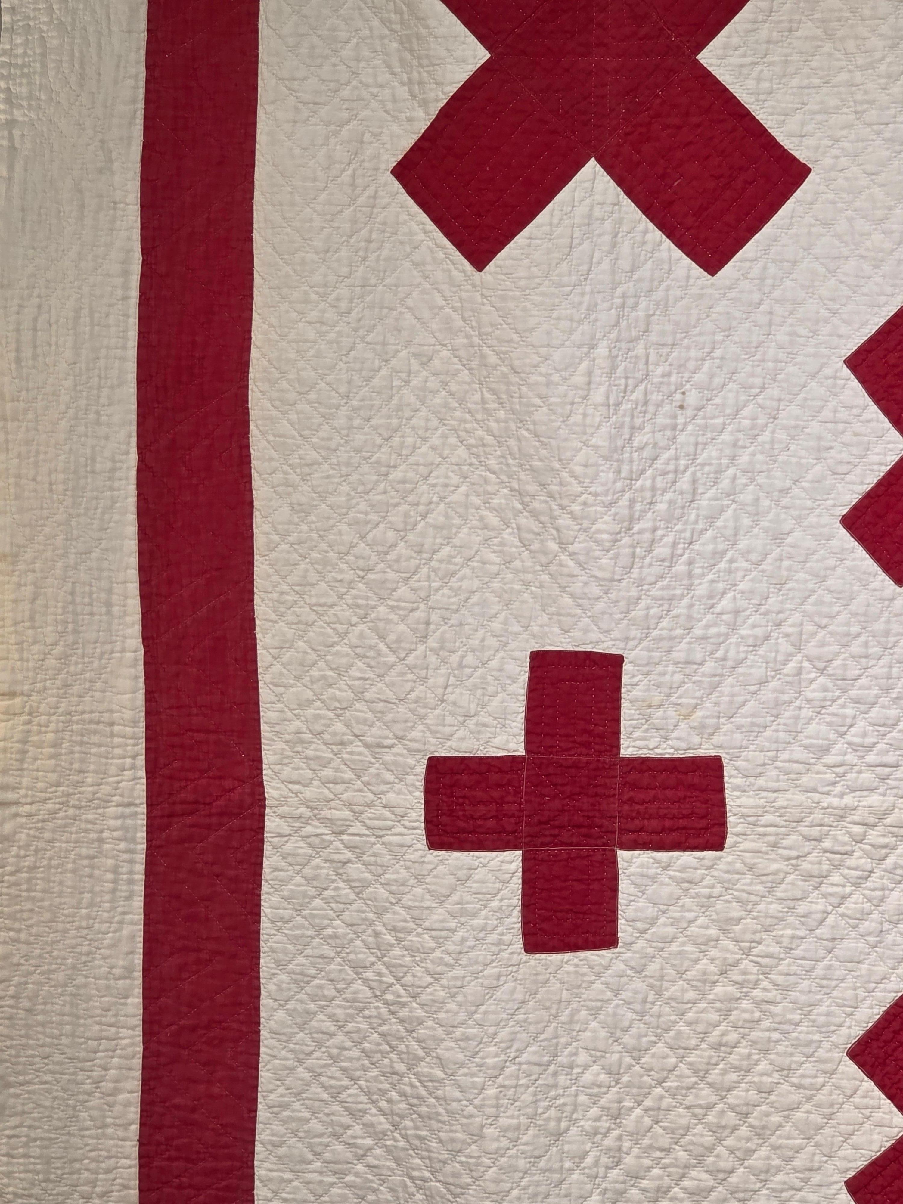 Colcha americana del siglo XIX con influencia navajo Estadounidense en venta
