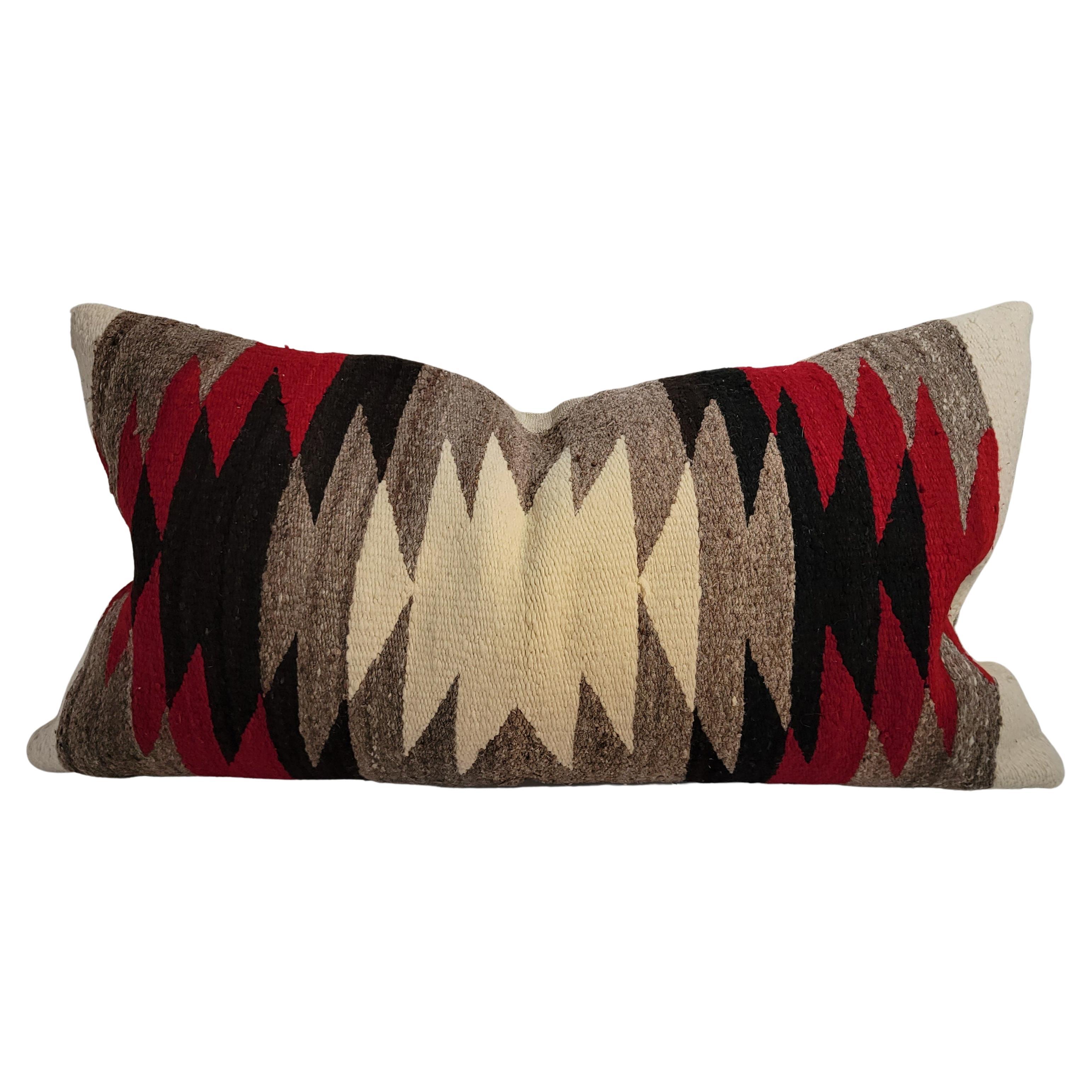 Navajo Jigsaw Pillow For Sale