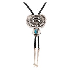 Bolo turchese Navajo Kachina