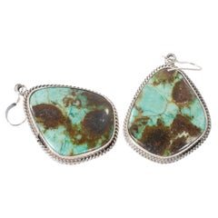 Navajo Kingman Turquoise Earrings