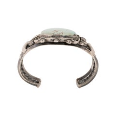 King's Manassa Turquoise and Sterling Bracelet