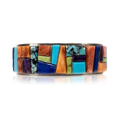 Navajo Multi Stone Cuff Bracelet