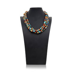 Mehrstrangige Perlenkette