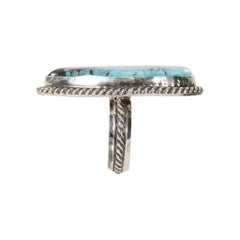 Navajo Natural Indian Mountain Turquoise Ring