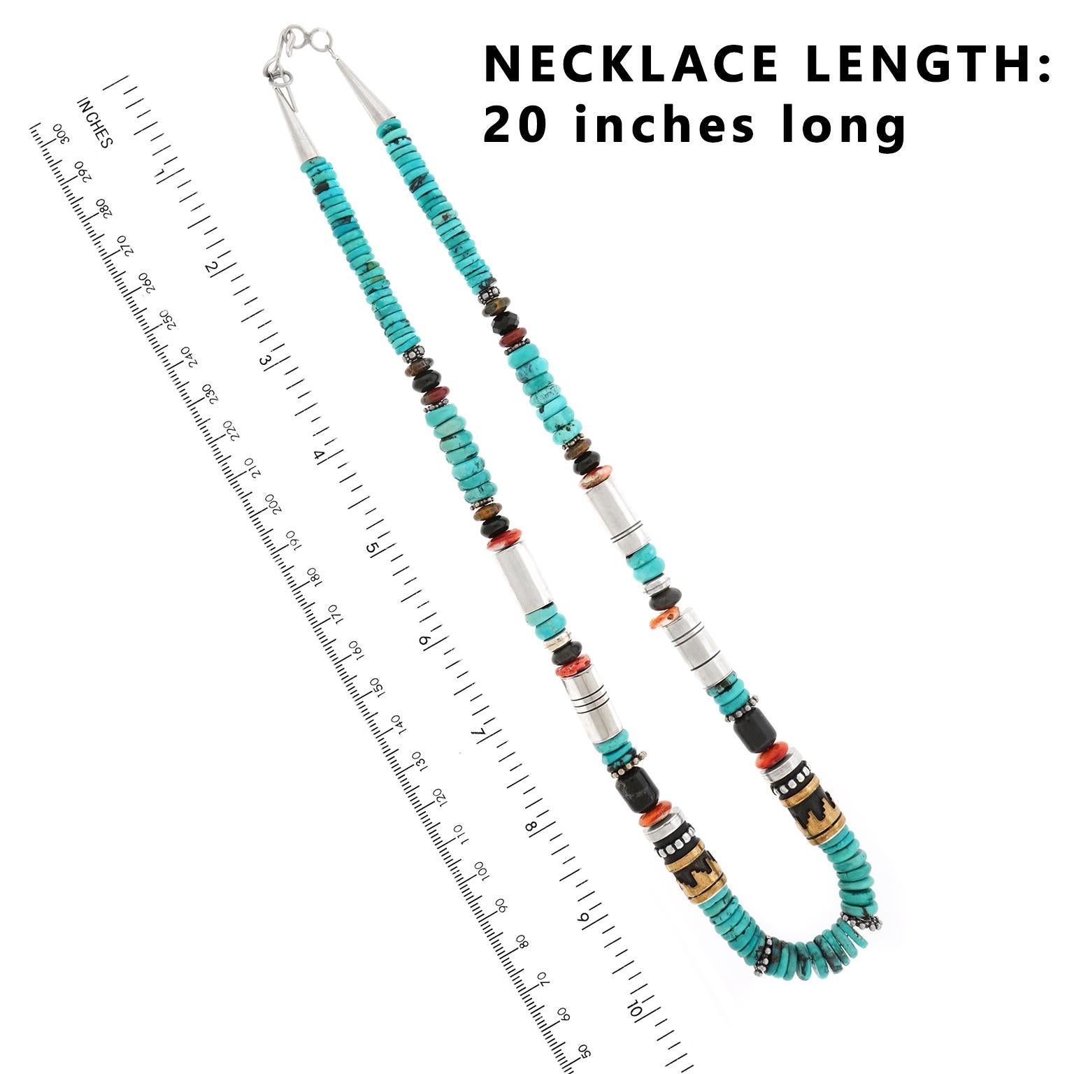 Native American Navajo Necklace by Tommy Singer