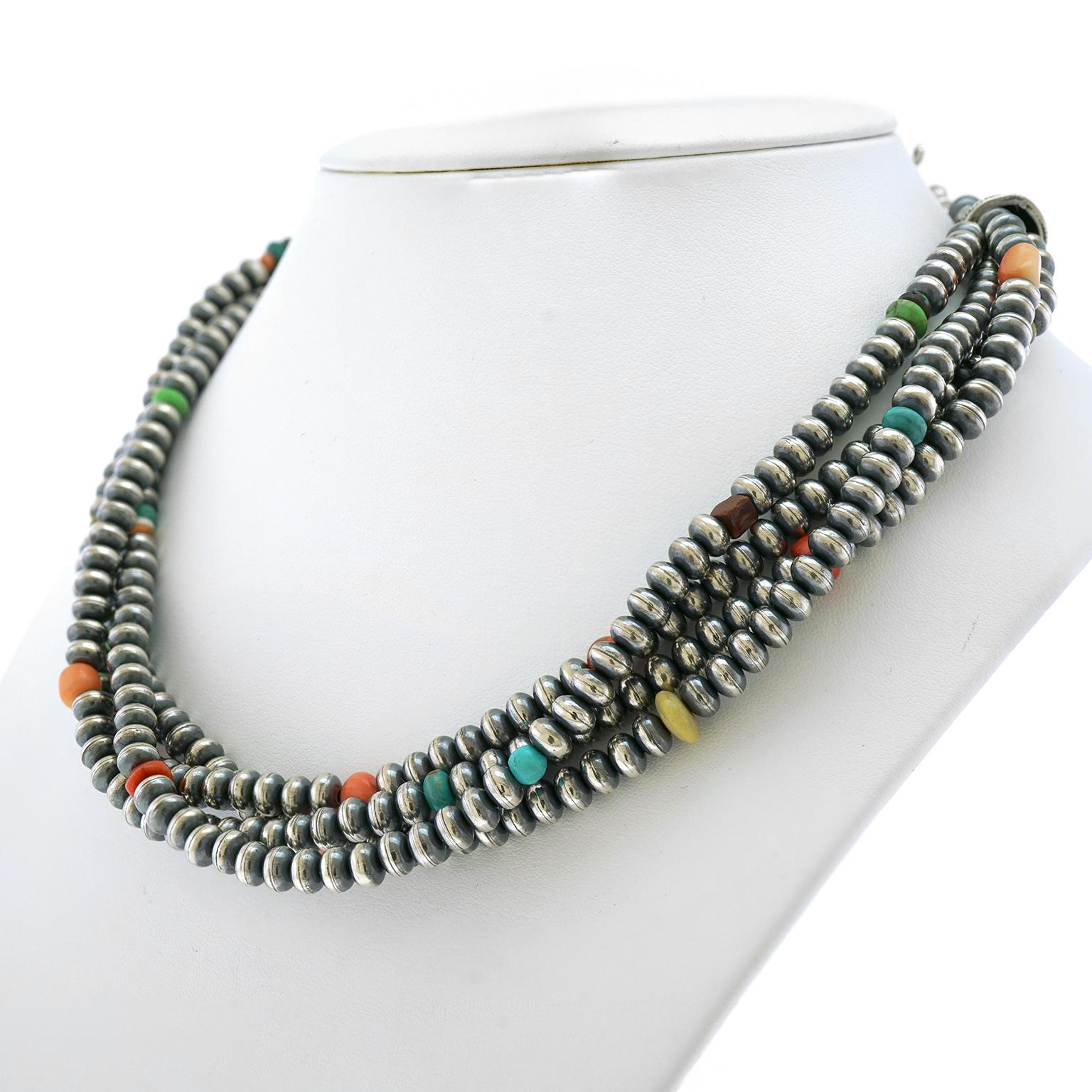 what are navajo pearls made of