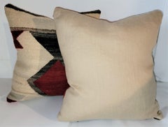 Paire de coussins de tissage indien Navajo