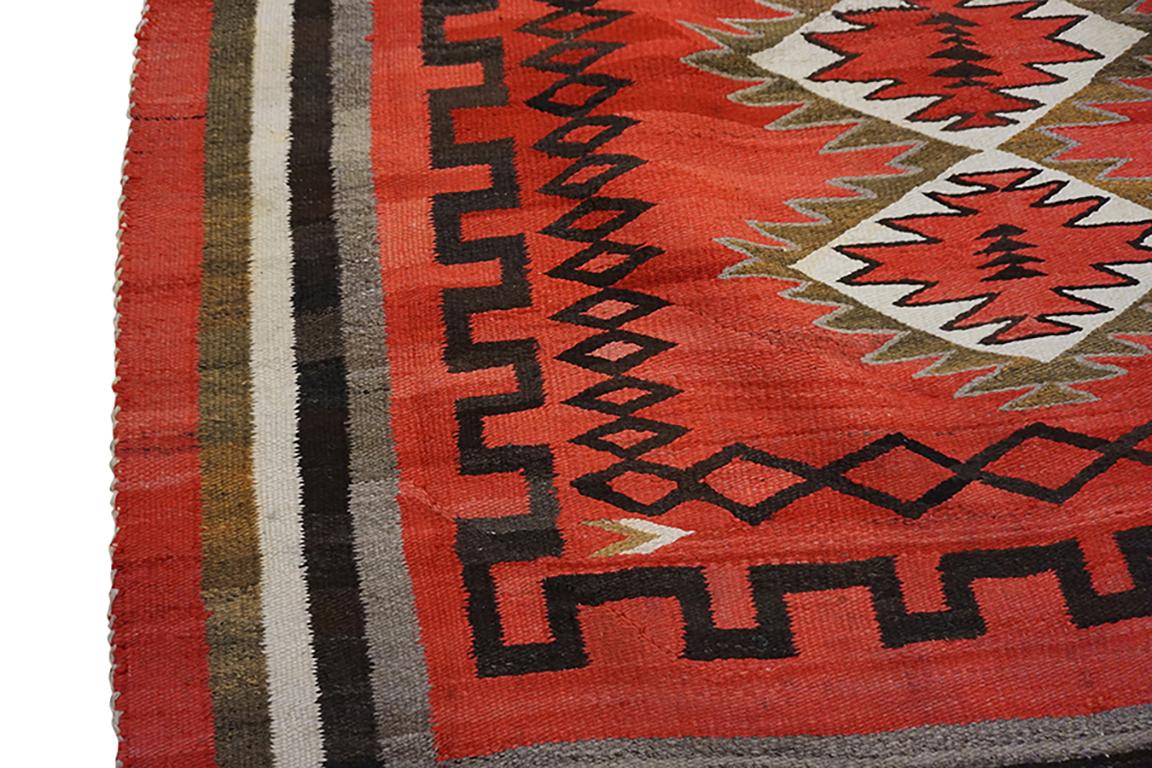 Late 19th Century Navajo Rug 4' 5
