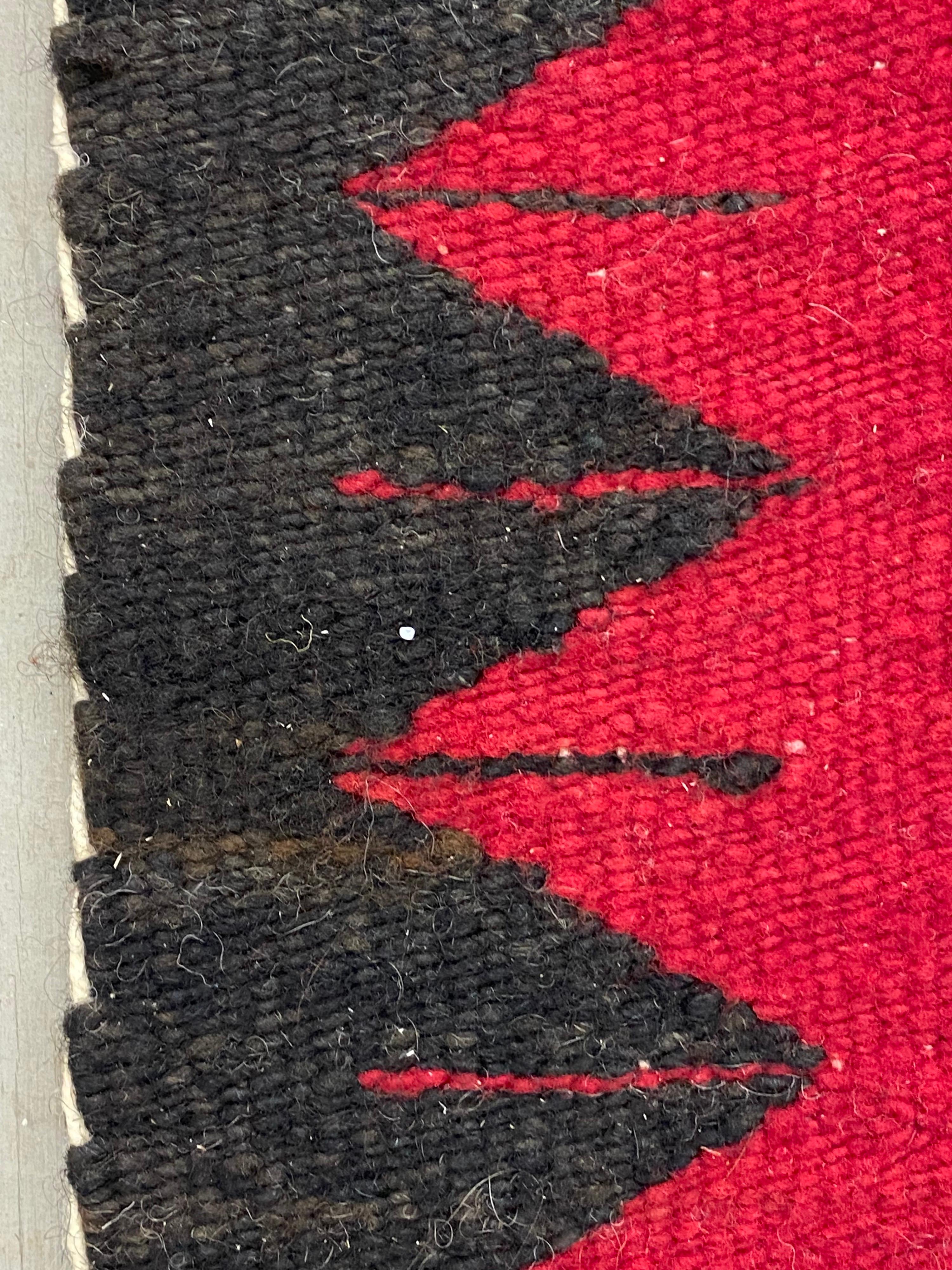 Wool Navajo Rug, Ganado Red, by Ruth Draper
