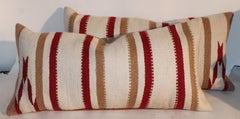 Navajo Saddle Blanket Pillows, Pair