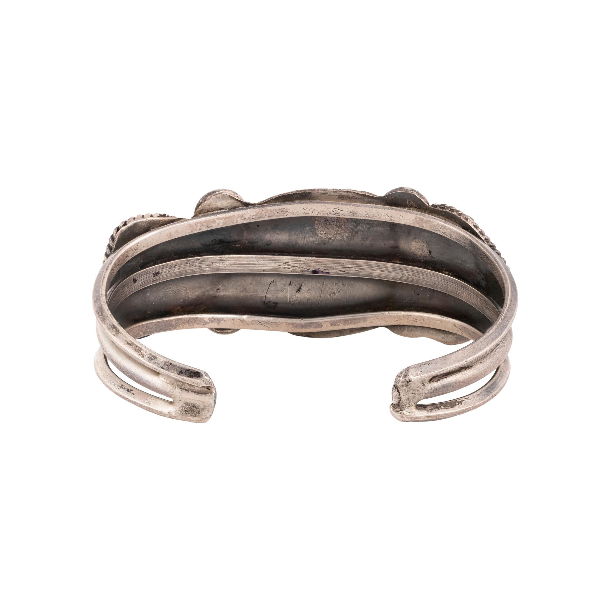 Nativo americano Bracciale Navajo della Bella Addormentata e del Corallo in vendita