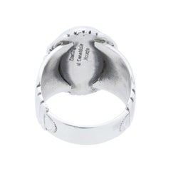 Navajo Sonoran Turquoise and Sterling Silver Ring