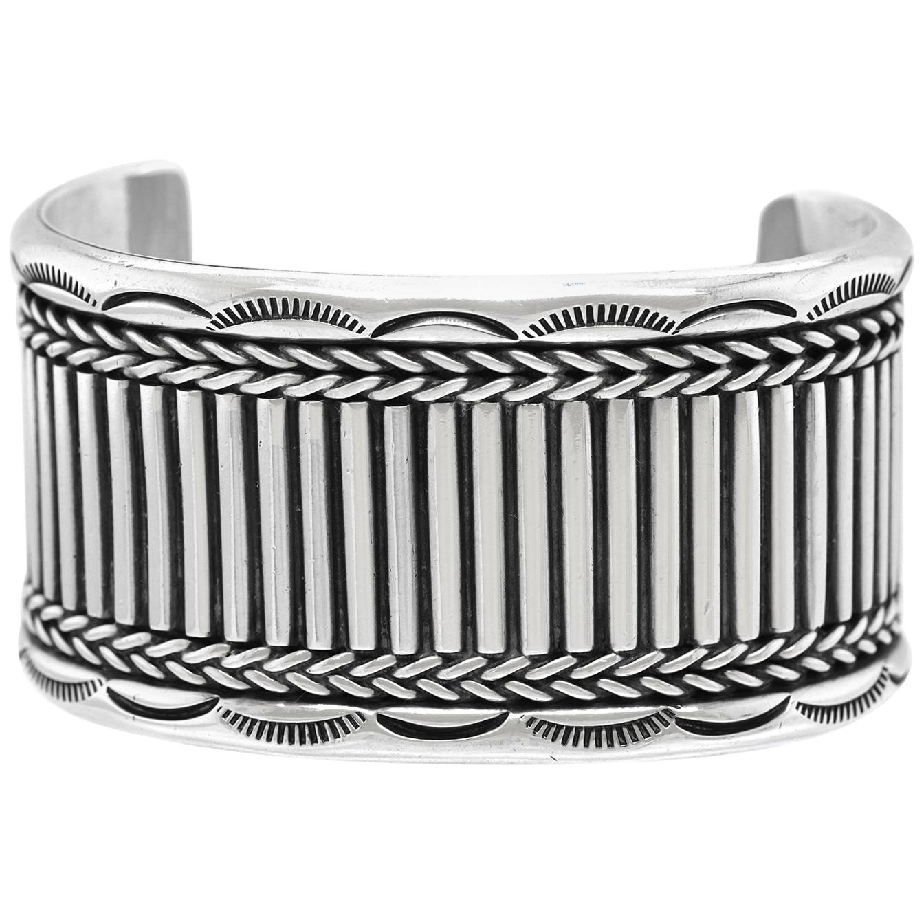 Navajo Sterling Cuff Bracelet