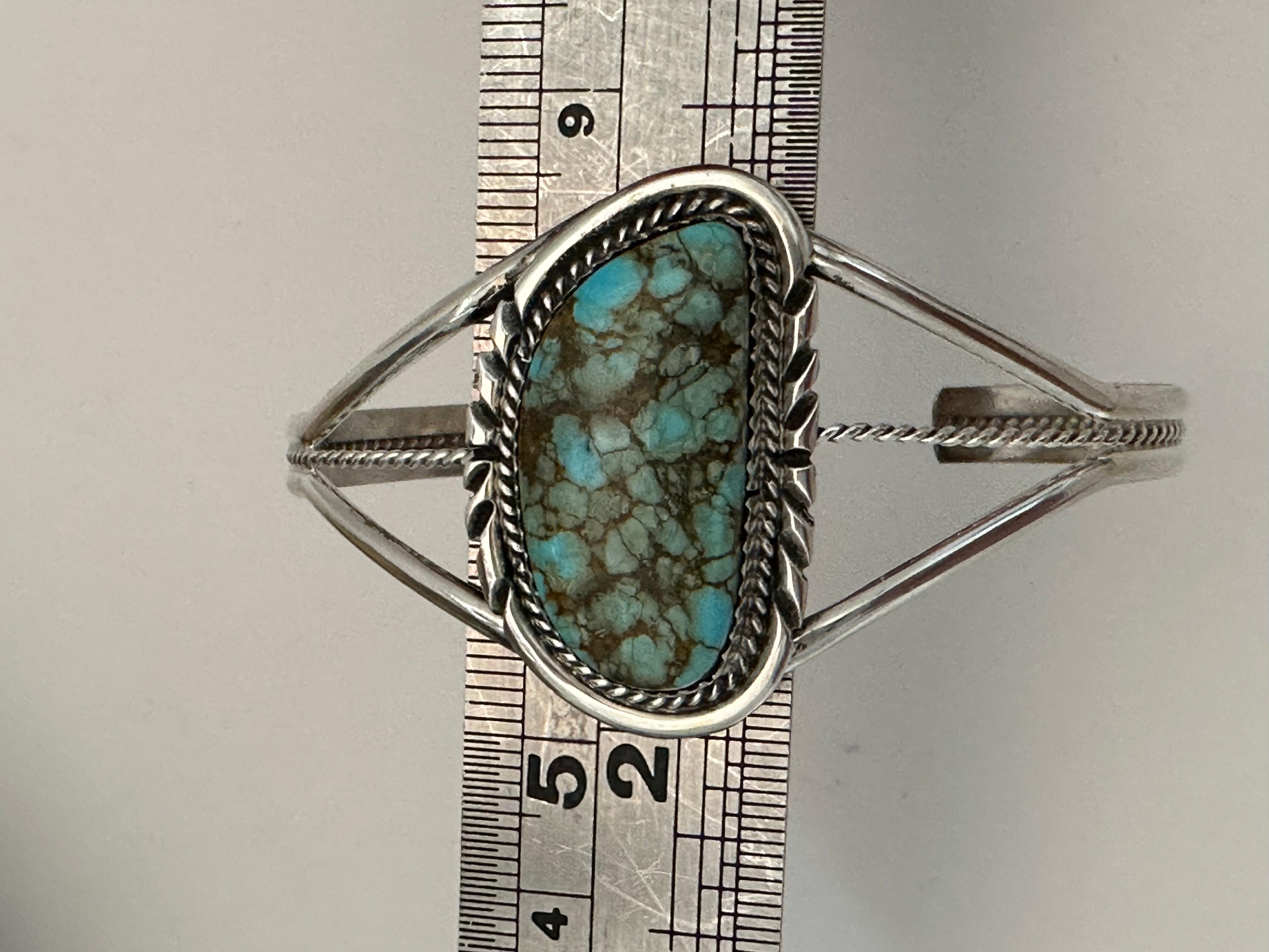 vintage navajo turquoise cuff bracelet