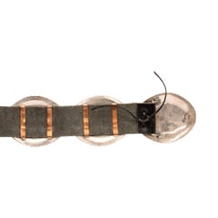 Navajo Sterling Silver and Turquoise Concho Belt