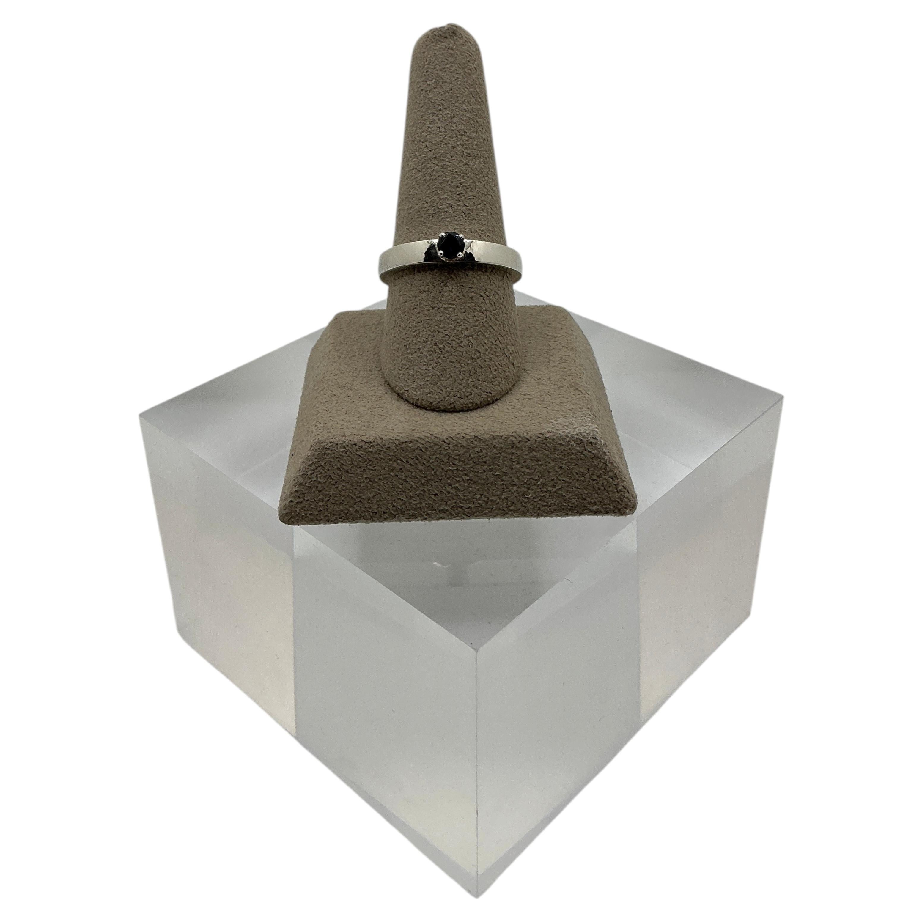 Navajo Sterling Silver Garnet Ring