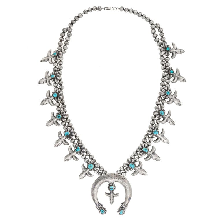 Bague Navajo BAw01 plume en argent et turquoise - Harpo Paris
