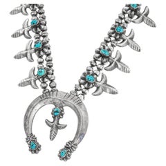 Blossom de saule en argent sterling Navajo de Nellie Tso (Wow! Fleur-De-Lis !)