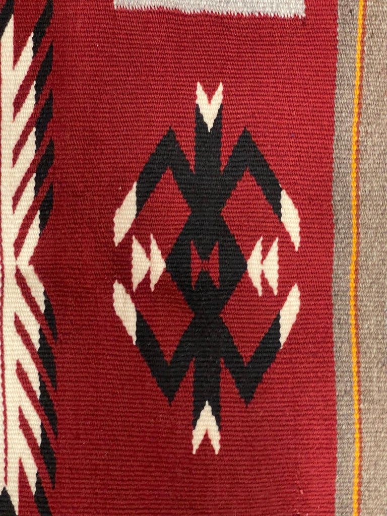 Navajo Storm Pattern Rug In Good Condition For Sale In Palm Springs, CA