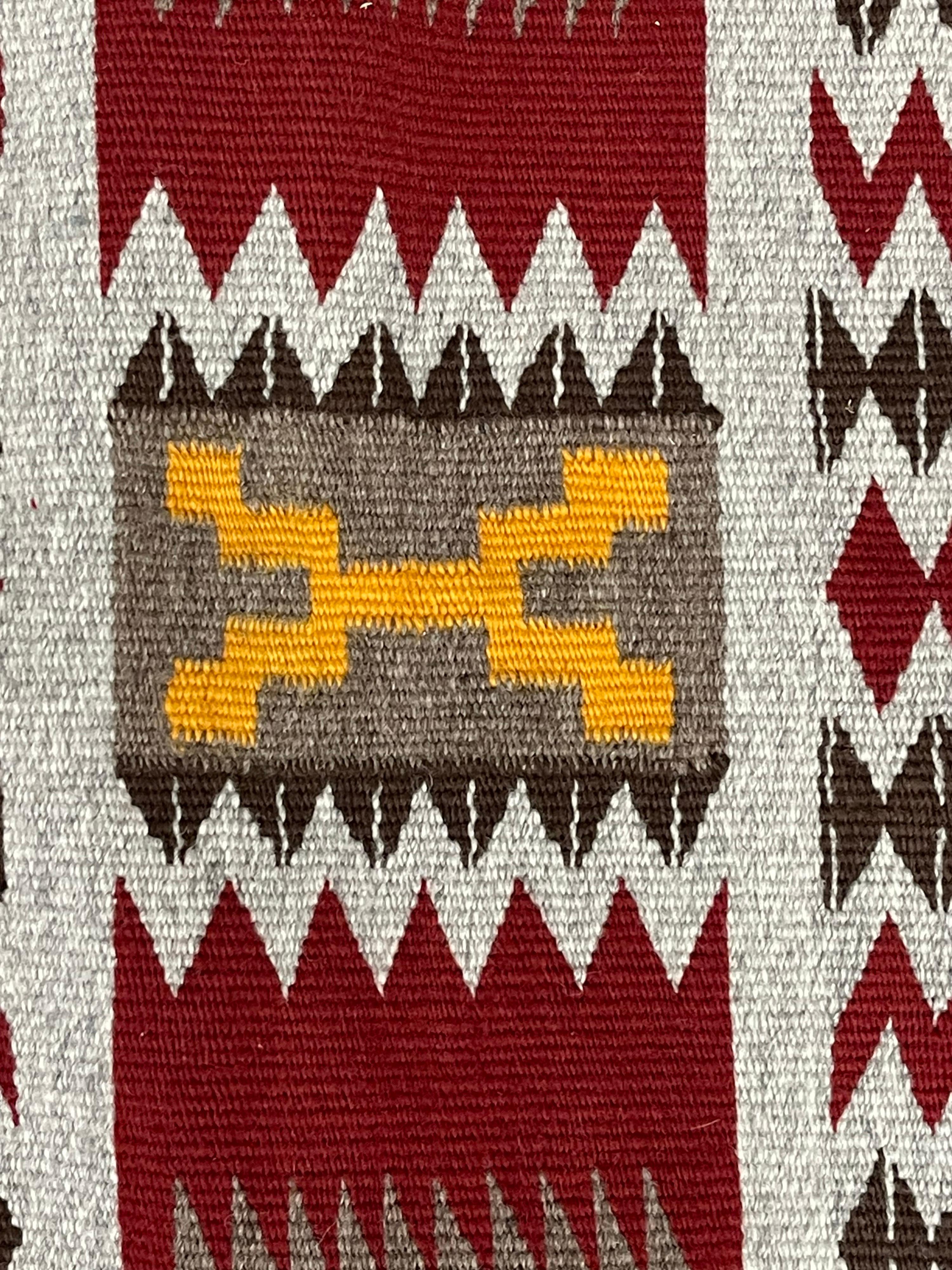 Navajo Storm Pattern Rug In Good Condition In Palm Springs, CA