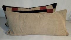 Navajo Striped Bolster Pillows-Pair