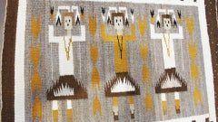 Navajo Three Figure Yei Rug, Free Shipping