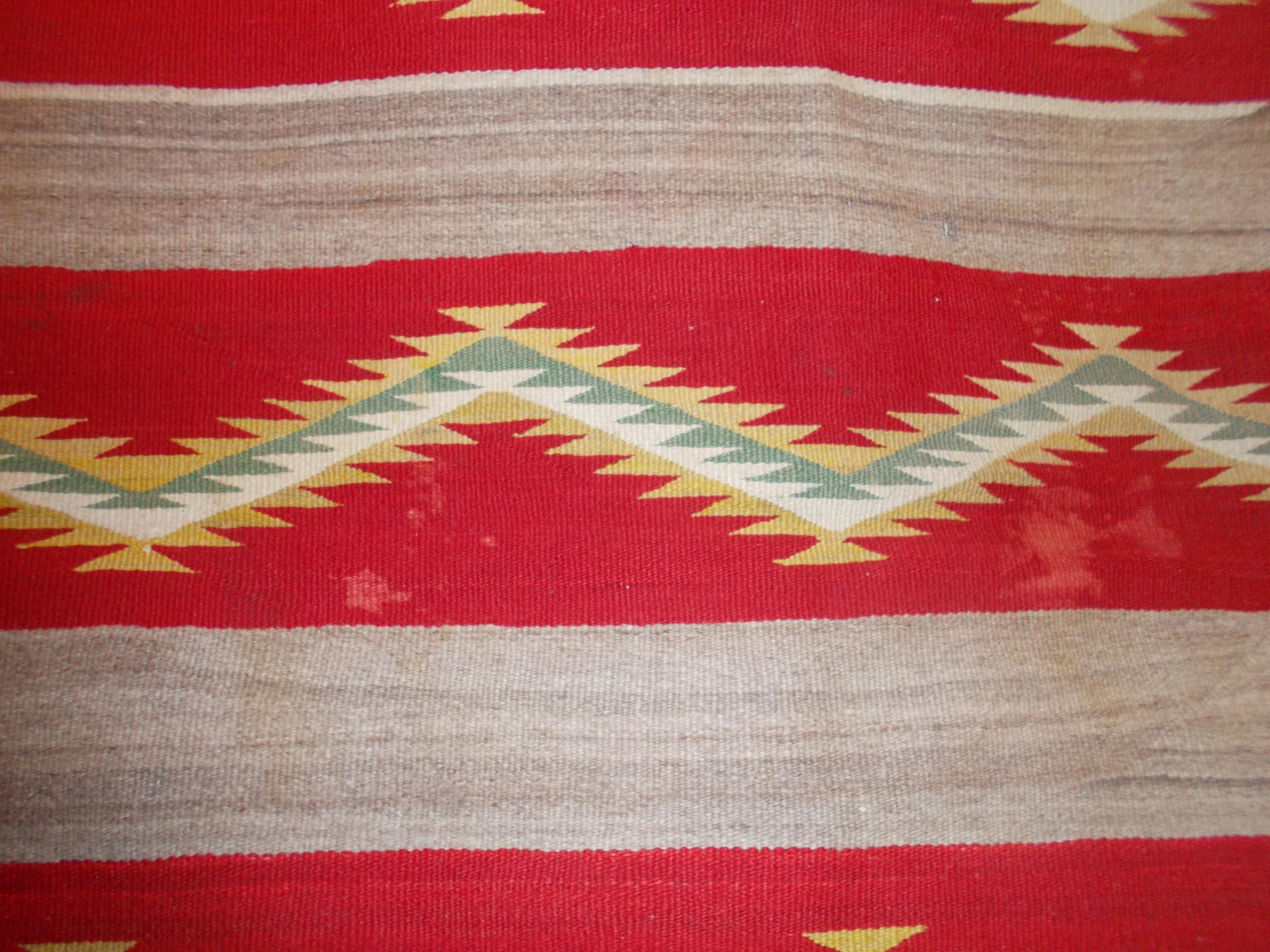 Navajo Transitional Blanket, circa 1880-1900 5