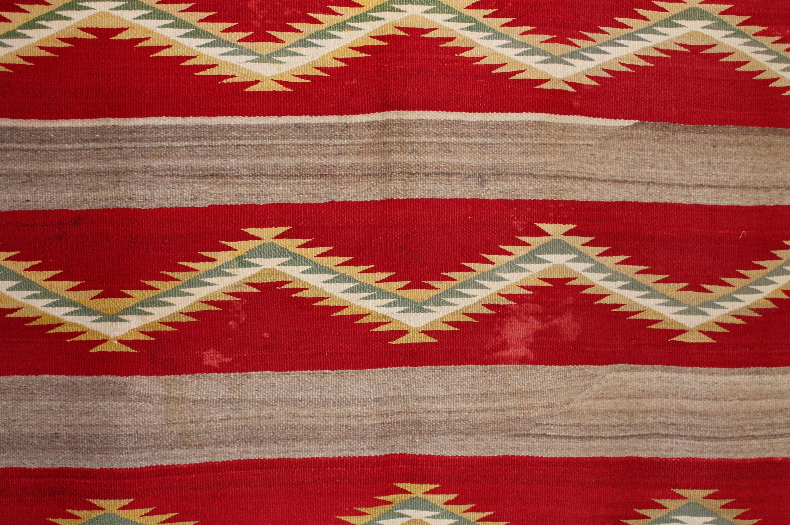 Navajo Transitional Blanket, circa 1880-1900 9