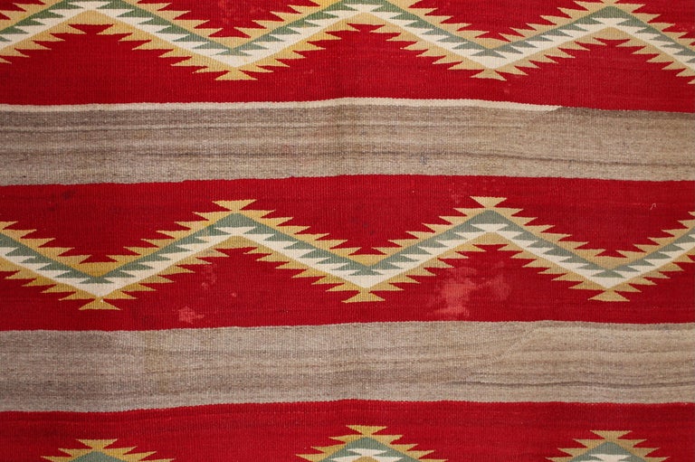 Navajo Transitional Blanket, circa 1880-1900 For Sale 9
