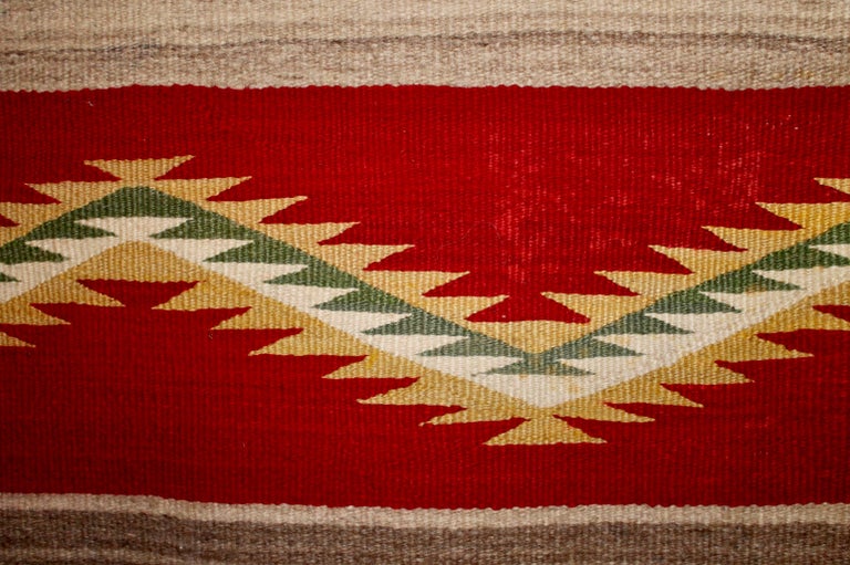 Navajo Transitional Blanket, circa 1880-1900 For Sale 11
