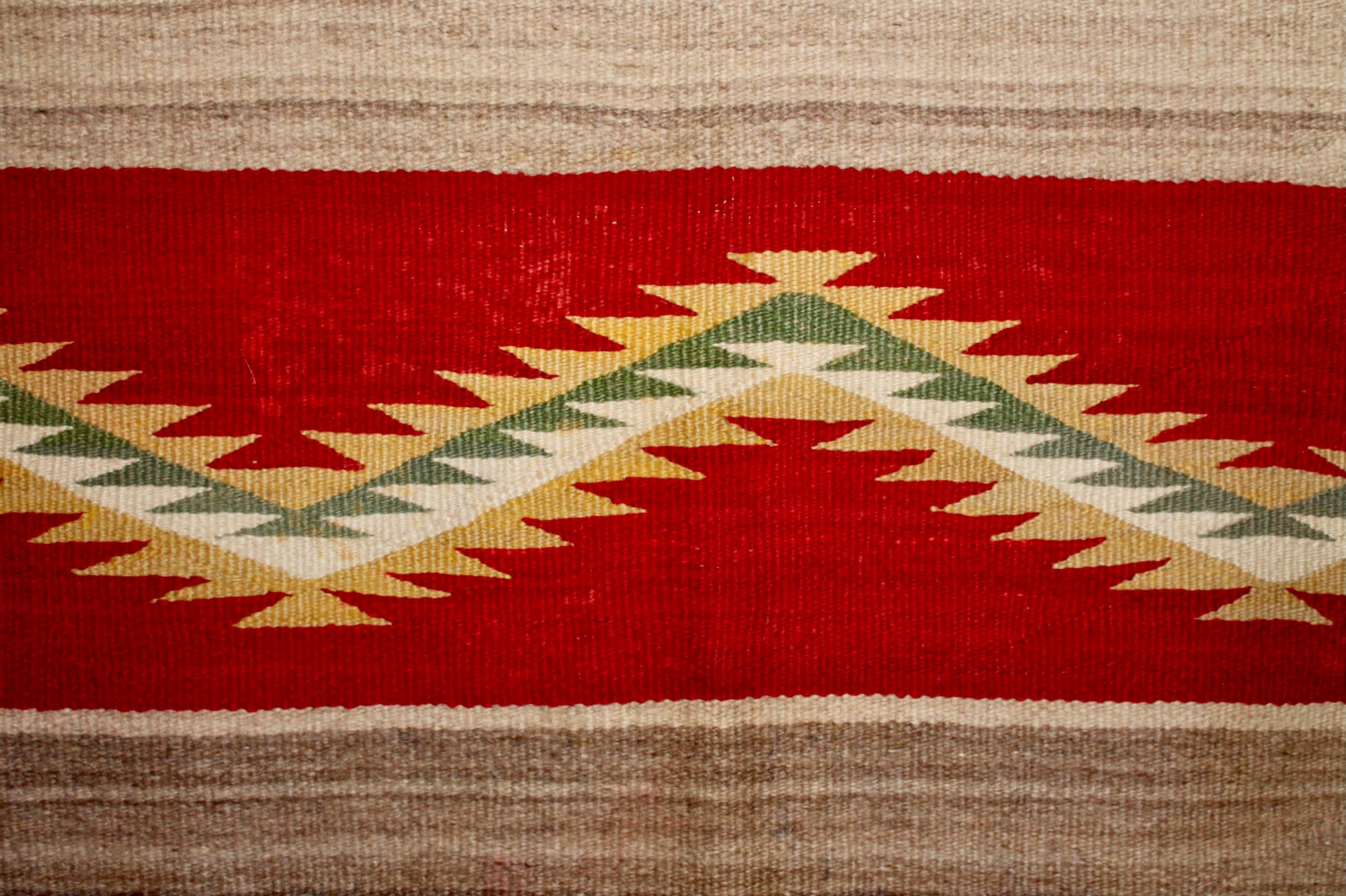 Navajo Transitional Blanket, circa 1880-1900 12