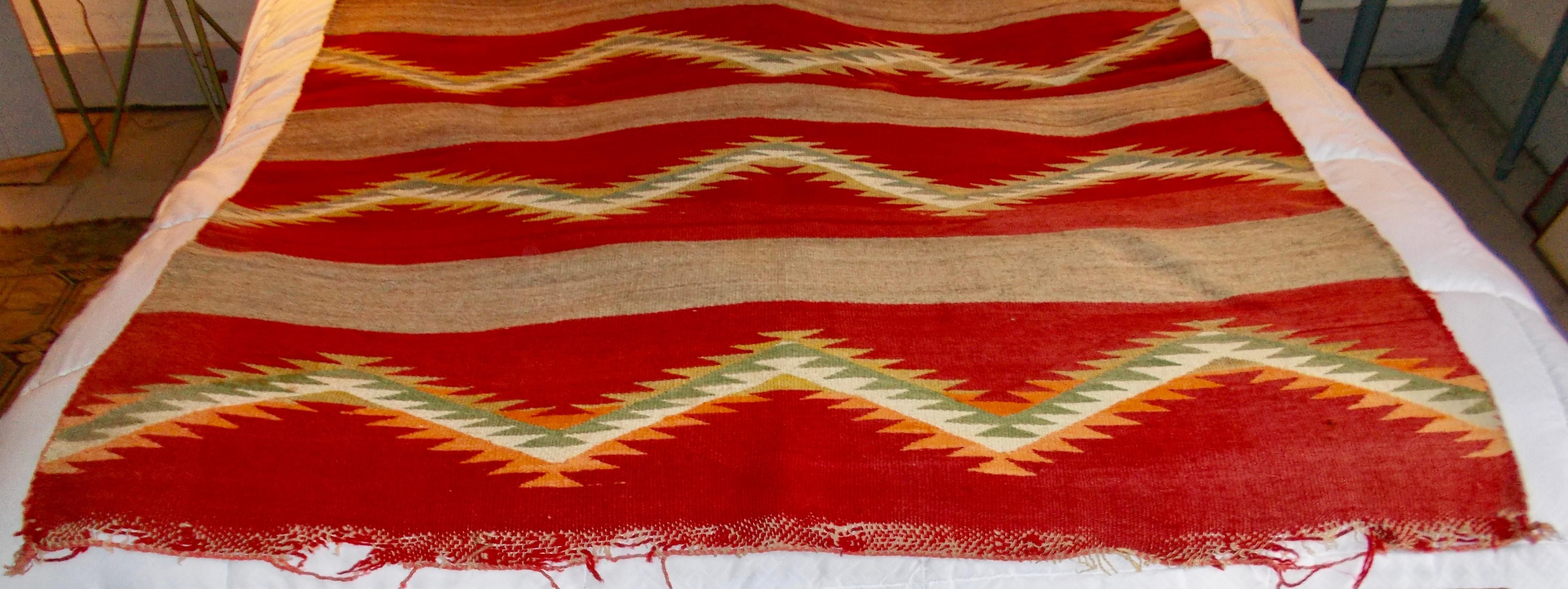 Navajo Transitional Blanket, circa 1880-1900 2