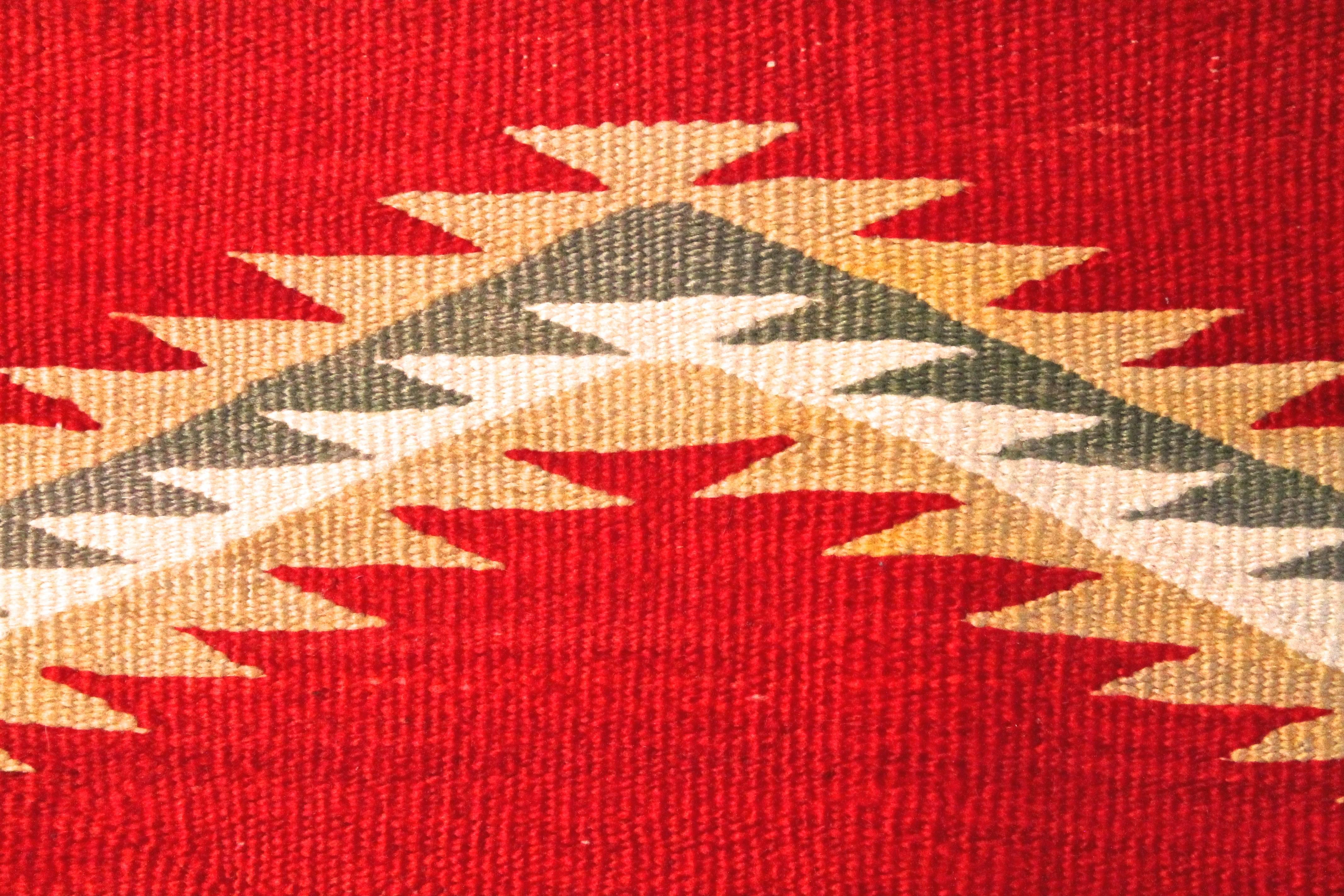 Navajo Transitional Blanket, circa 1880-1900 In Good Condition In Sharon, CT