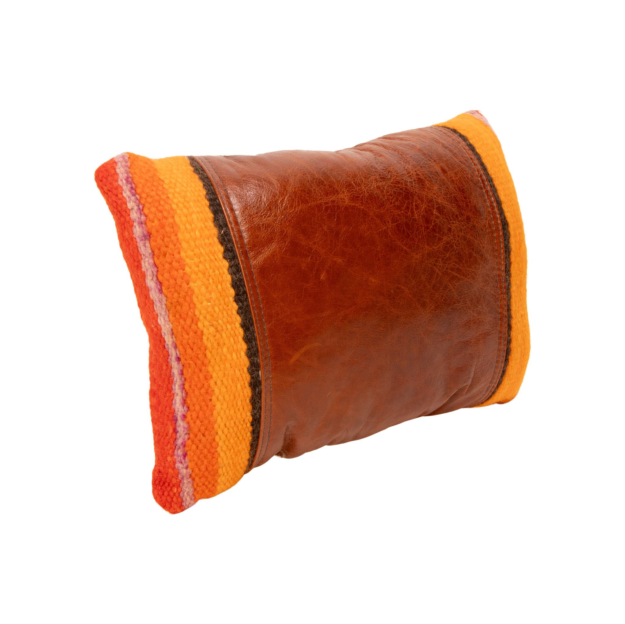 Américain Oreiller en forme de rein Navajo Transitional Weaving en vente