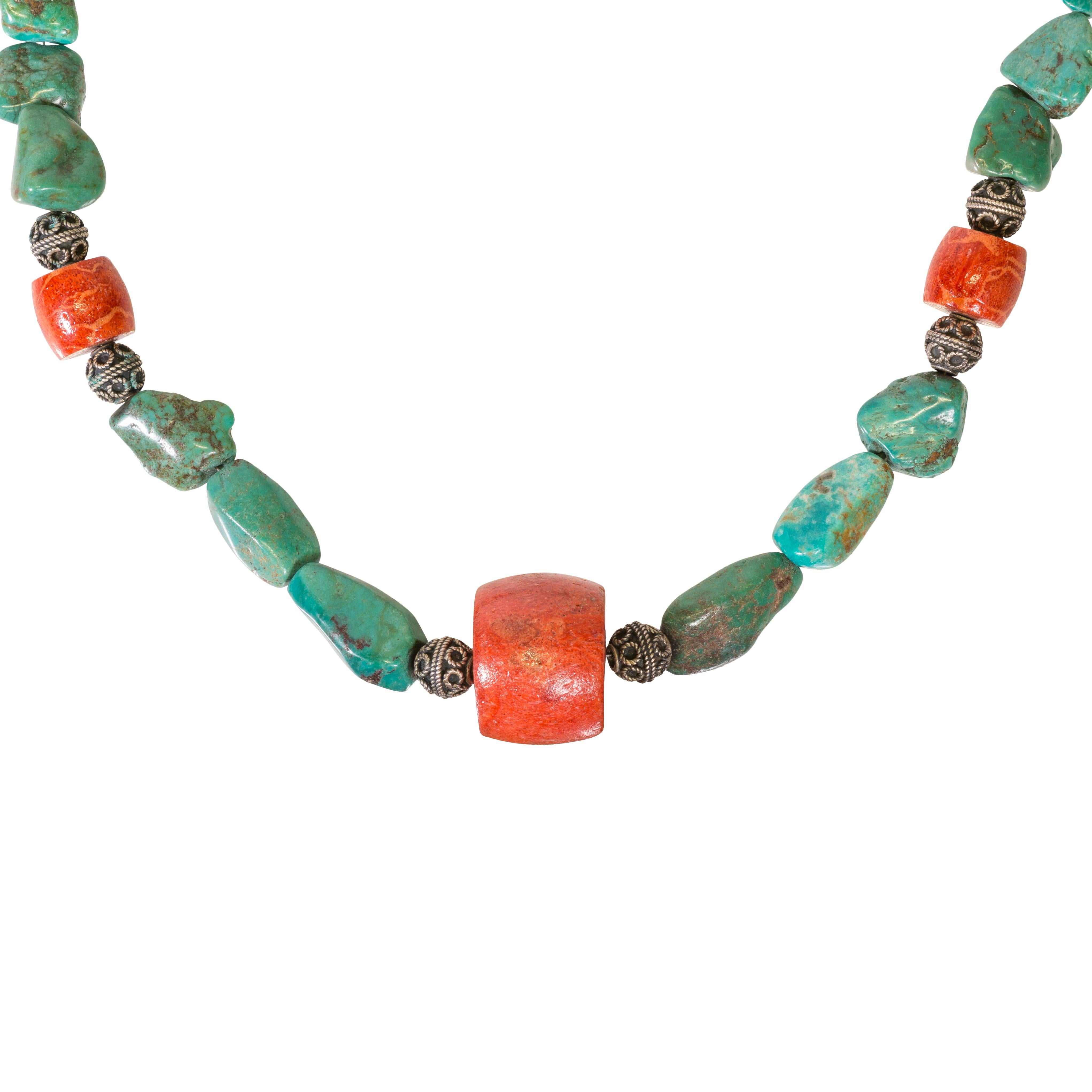 navajo coral necklace