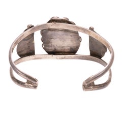Navajo Turquoise and Silver Bracelet