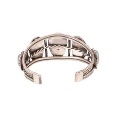 Navajo Turquoise and Silver Bracelet