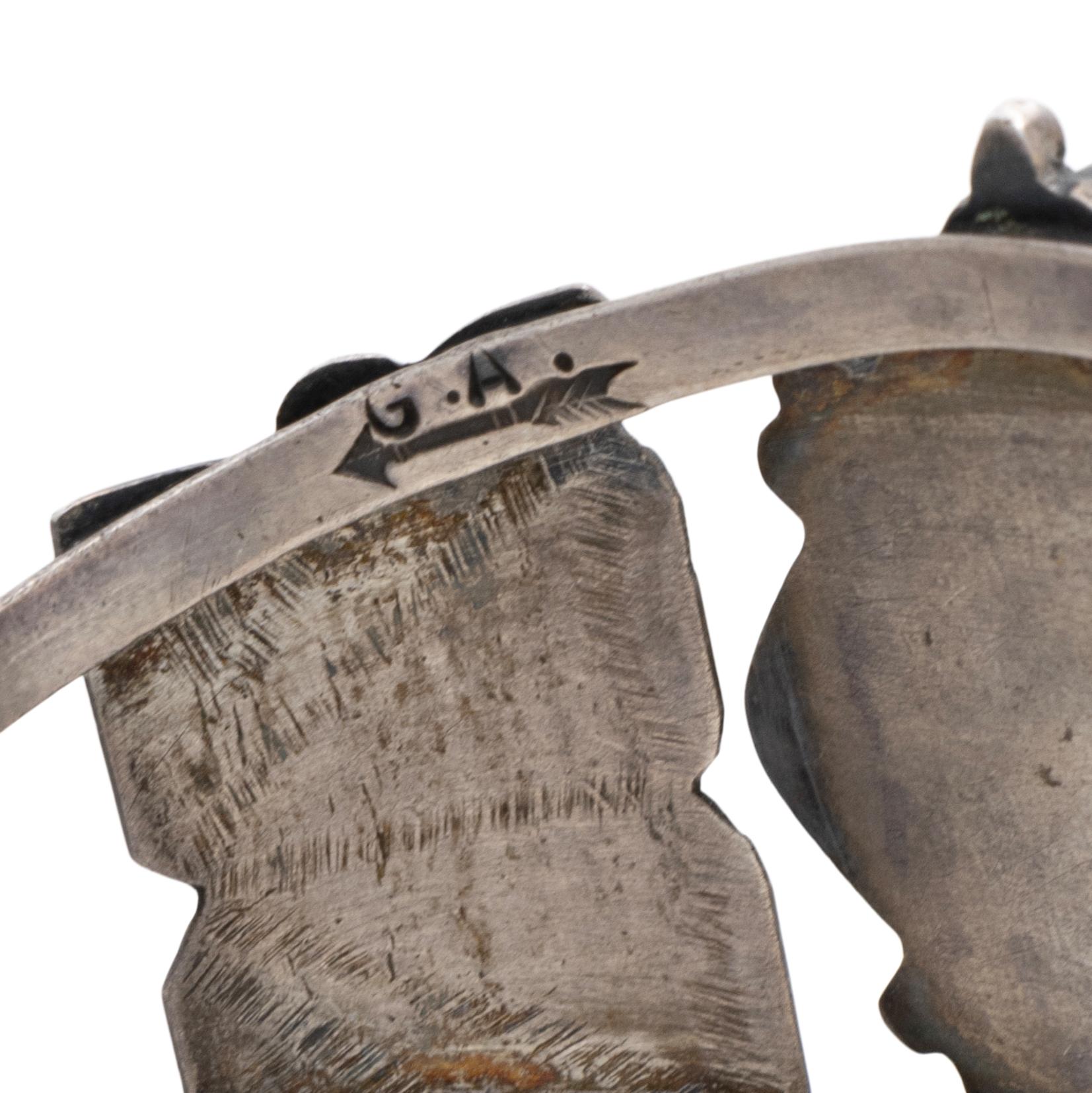 Pulsera de Turquesa Navajo y Plata de Ley en Bueno estado para la venta en Coeur d Alene, ID