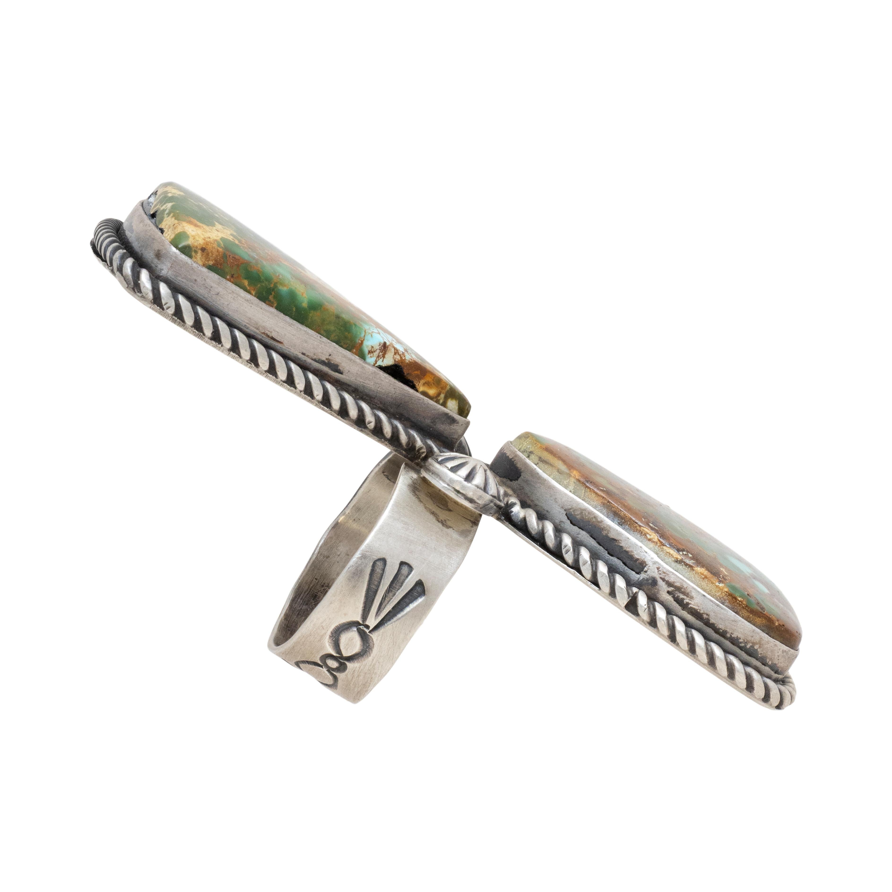 Anello in turchese Navajo e argento sterling In condizioni buone in vendita a Coeur d Alene, ID