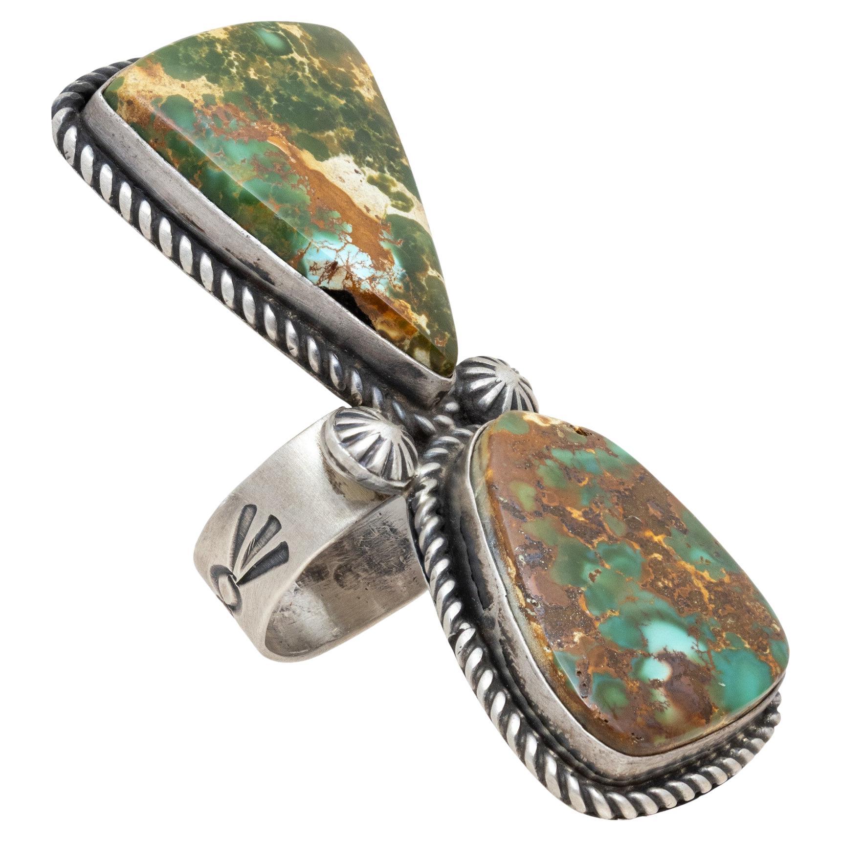 Anello in turchese Navajo e argento sterling