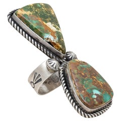Anello in turchese Navajo e argento sterling