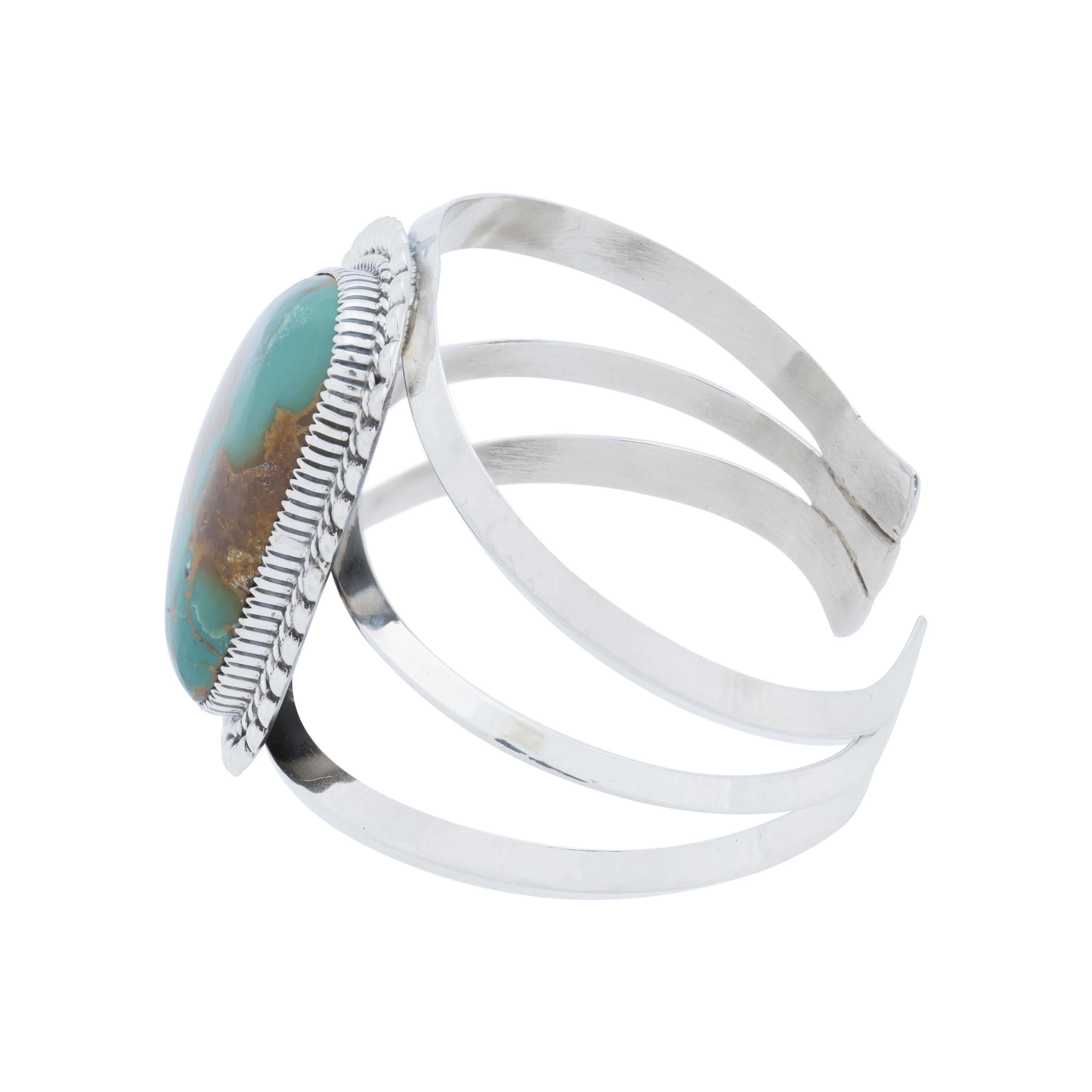 Taglio vecchia miniera Bracciale in turchese Navajo in vendita
